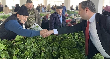 BELEDİYE BAŞKAN ADAYI RAMAZAN ÖZDEMİR'DEN PAZARYERİ ZİYARETİ