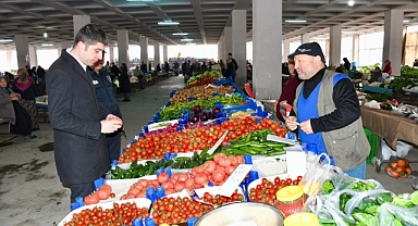 KAYMAKAM KAYABAŞI'DAN PAZARCI ESNAFINA ZİYARET