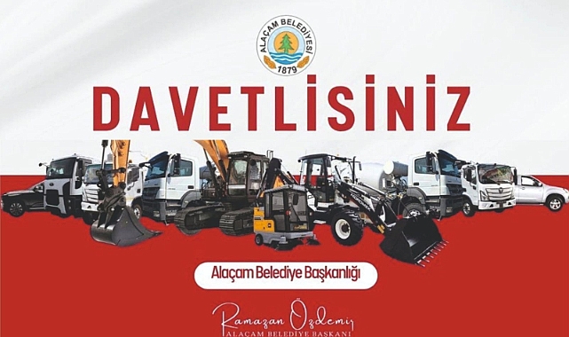 ALAÇAM BELEDİYESİNDEN YENİ HİZMET ARAÇLARI TANITIM GÜNÜ