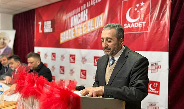 SAADET PARTİSİ ALAÇAM İLÇE BAŞKANI NURAL YENER GÜVEN TAZELEDİ