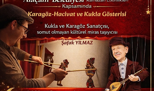 Alaçam Belediyesi’nden Çocuklara Özel Hacivat-Karagöz Etkinliği