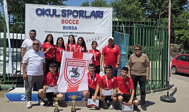 BAŞARIYA DOYMAYAN SAMSUNSPOR BOCCE TAKIMI